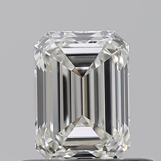 0.50 Carat Emerald Loose Diamond, H, VS1, Super Ideal, GIA Certified | Thumbnail