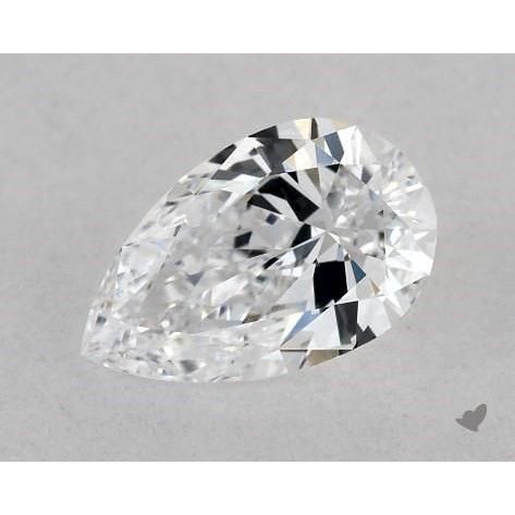 0.31 Carat Pear Loose Diamond, D, VVS1, Ideal, GIA Certified | Thumbnail