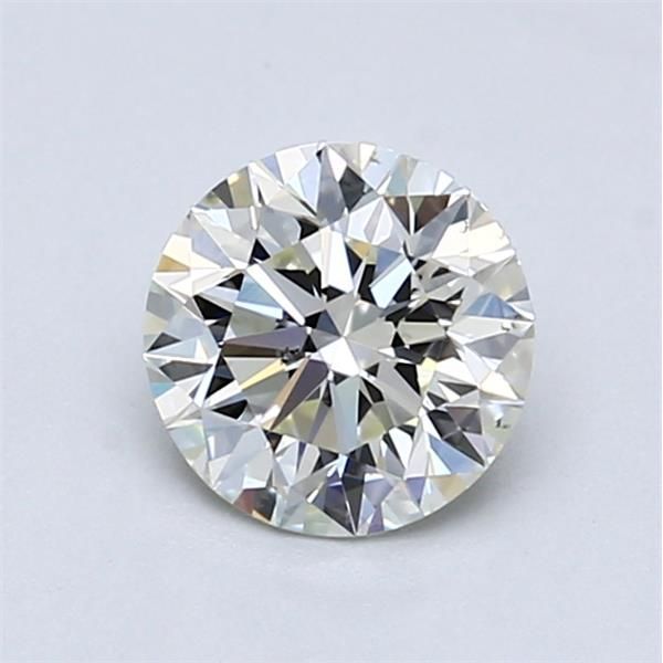 0.90 Carat Round Loose Diamond, K, SI1, Super Ideal, GIA Certified