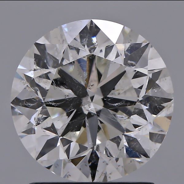 1.51 Carat Round Loose Diamond, H, I1, Excellent, GIA Certified | Thumbnail
