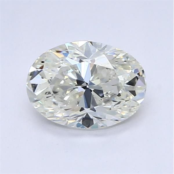 0.90 Carat Oval Loose Diamond, I, SI2, Very Good, GIA Certified | Thumbnail