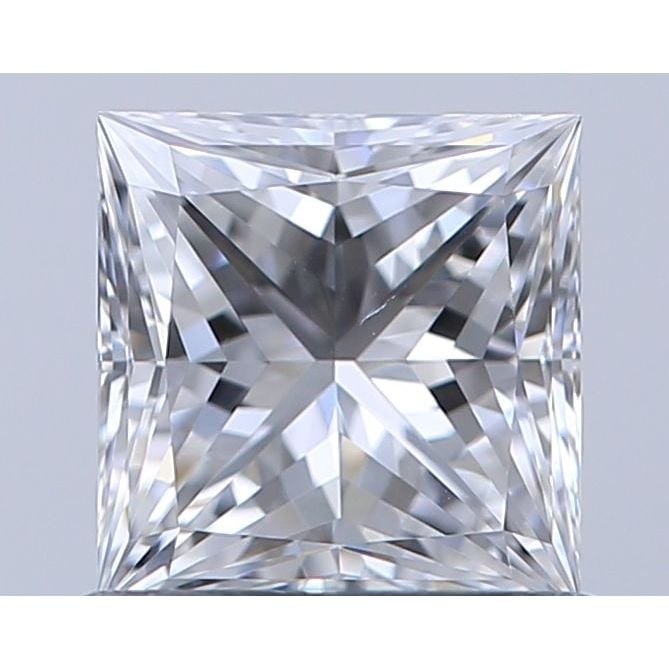 0.72 Carat Princess Loose Diamond, D, VS2, Super Ideal, GIA Certified