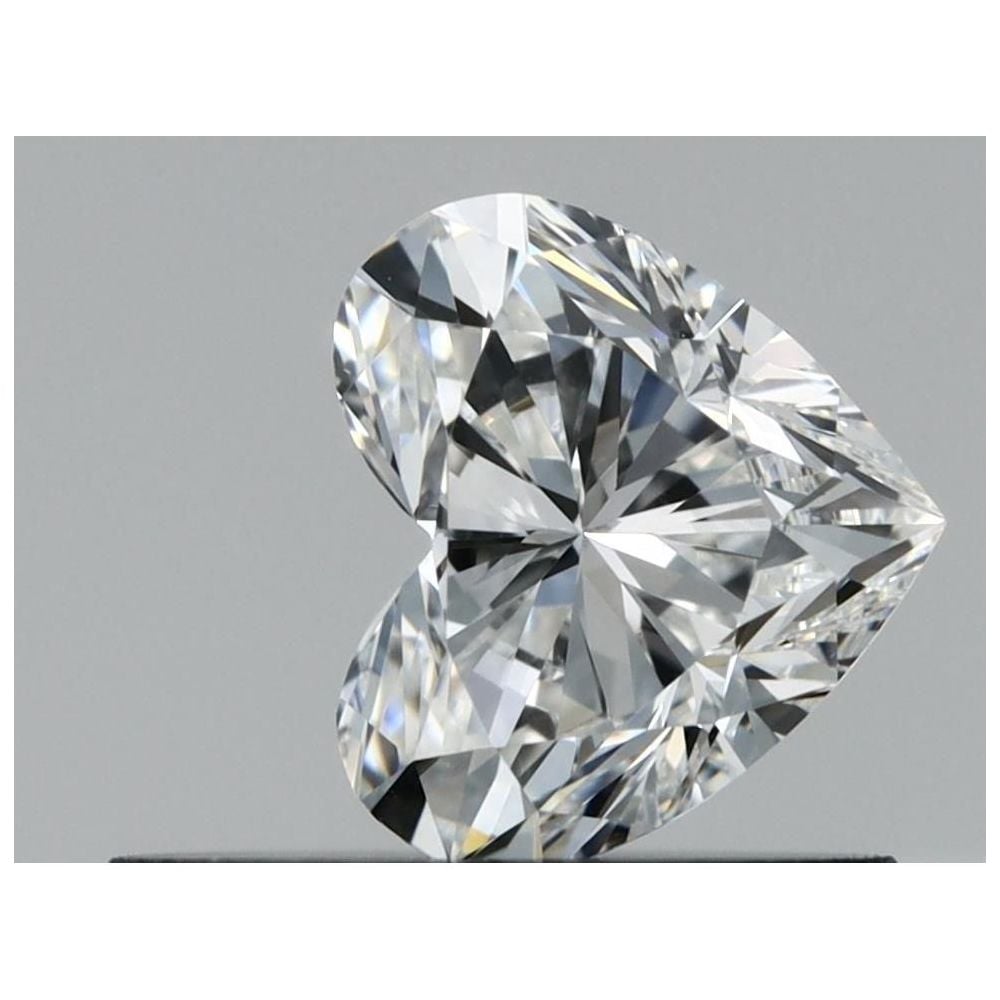 0.40 Carat Heart Loose Diamond, F, VS1, Super Ideal, GIA Certified | Thumbnail