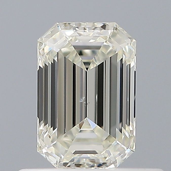 0.50 Carat Emerald Loose Diamond, J, VS2, Super Ideal, GIA Certified | Thumbnail