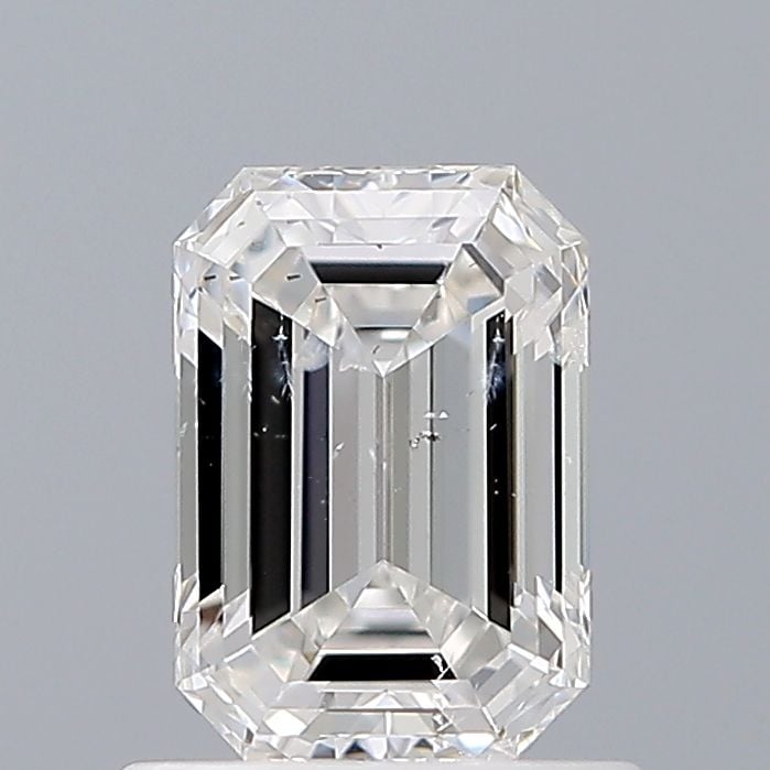 0.80 Carat Emerald Loose Diamond, F, SI2, Super Ideal, GIA Certified | Thumbnail