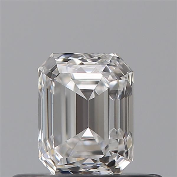 0.42 Carat Emerald Loose Diamond, E, VVS1, Excellent, GIA Certified | Thumbnail