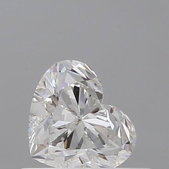 0.51 Carat Heart Loose Diamond, G, VVS2, Super Ideal, GIA Certified