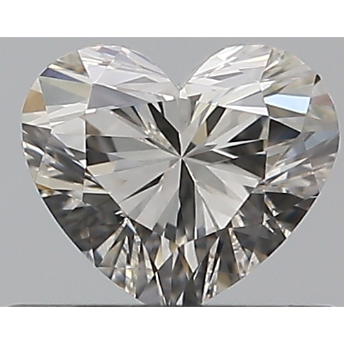 0.41 Carat Heart Loose Diamond, J, VVS2, Ideal, GIA Certified