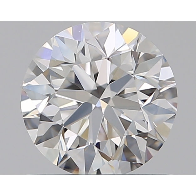 0.63 Carat Round Loose Diamond, F, SI1, Super Ideal, GIA Certified