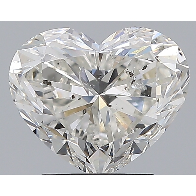 2.51 Carat Heart Loose Diamond, H, SI2, Super Ideal, GIA Certified | Thumbnail