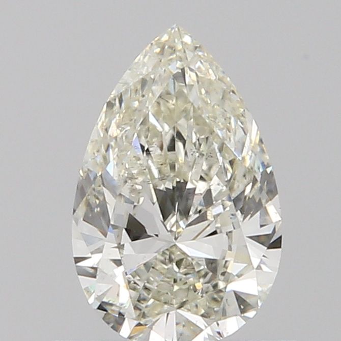 0.53 Carat Pear Loose Diamond, J, SI1, Ideal, GIA Certified