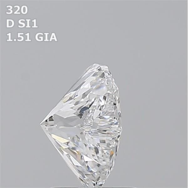 1.51 Carat Heart Loose Diamond, D, SI1, Super Ideal, GIA Certified
