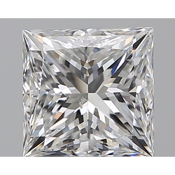 1.50 Carat Princess Loose Diamond, E, SI2, Very Good, GIA Certified