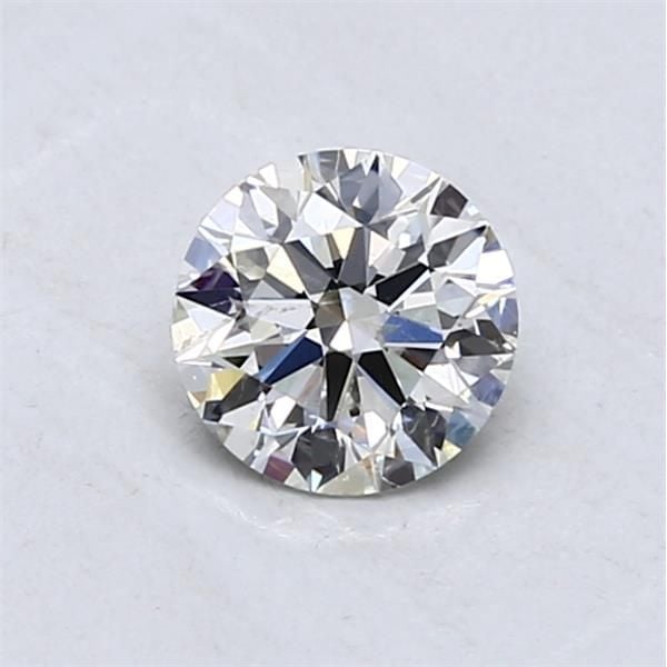 0.70 Carat Round Loose Diamond, H, SI2, Very Good, GIA Certified