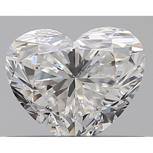 0.40 Carat Heart Loose Diamond, F, VS1, Ideal, GIA Certified