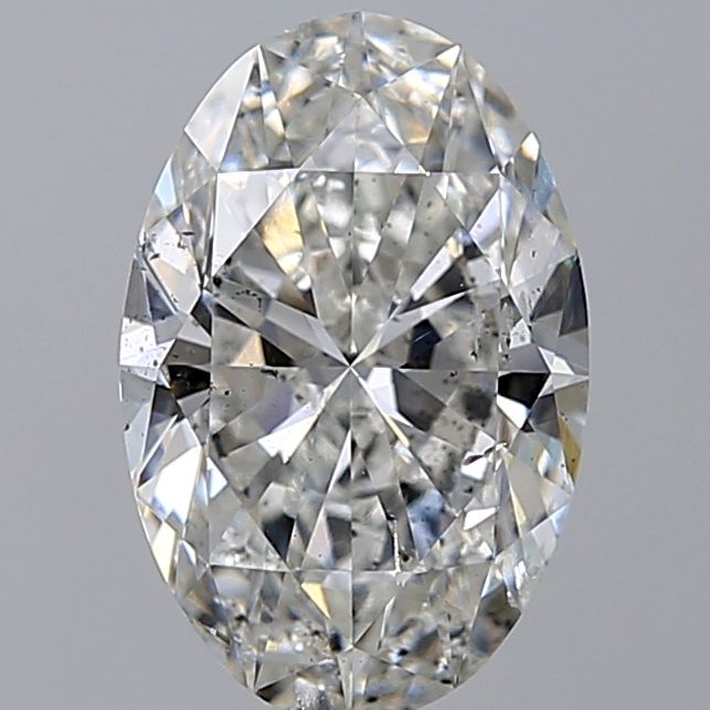 2.60 Carat Oval Loose Diamond, H, SI2, Super Ideal, GIA Certified | Thumbnail