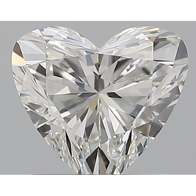 1.00 Carat Heart Loose Diamond, H, VS2, Super Ideal, GIA Certified
