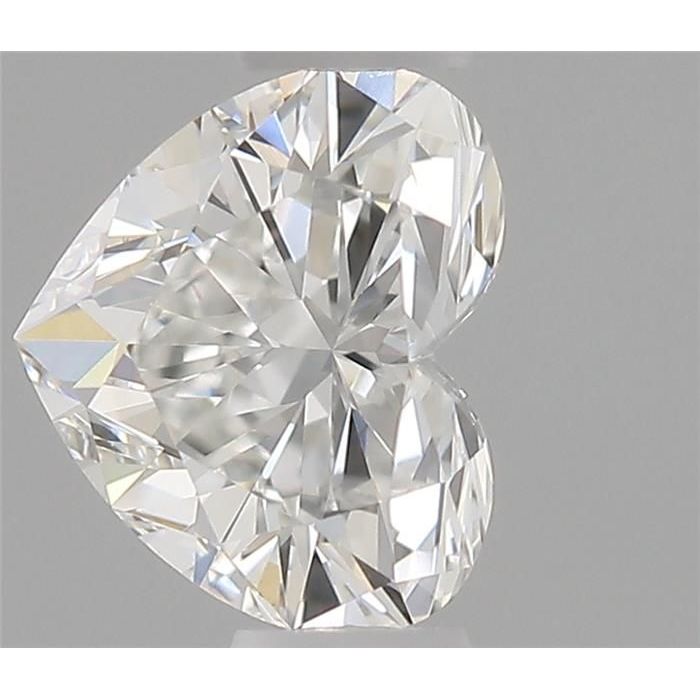 0.34 Carat Heart Loose Diamond, F, VVS2, Super Ideal, GIA Certified