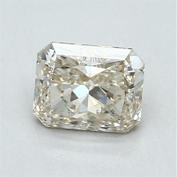 1.30 Carat Radiant Loose Diamond, M Faint Brown, SI1, Ideal, GIA Certified | Thumbnail