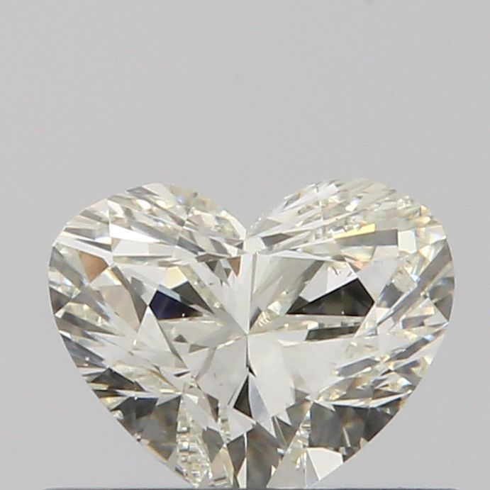 0.41 Carat Heart Loose Diamond, L, VS2, Ideal, GIA Certified