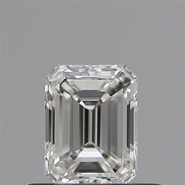 0.39 Carat Emerald Loose Diamond, H, VVS1, Super Ideal, GIA Certified | Thumbnail