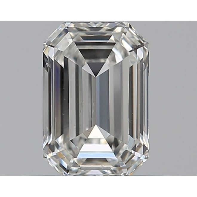 0.42 Carat Emerald Loose Diamond, H, VS2, Super Ideal, GIA Certified | Thumbnail