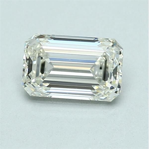 0.90 Carat Emerald Loose Diamond, J, VVS1, Ideal, GIA Certified