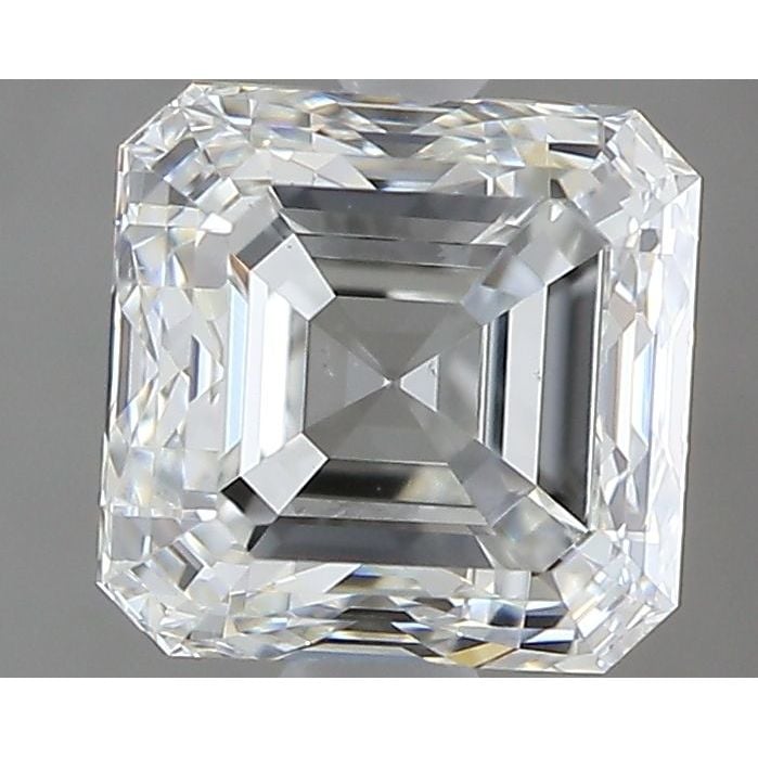 0.91 Carat Asscher Loose Diamond, H, VS2, Ideal, GIA Certified