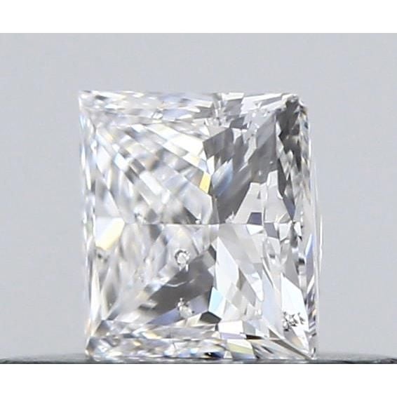 0.30 Carat Princess Loose Diamond, D, SI2, Excellent, HRD Certified
