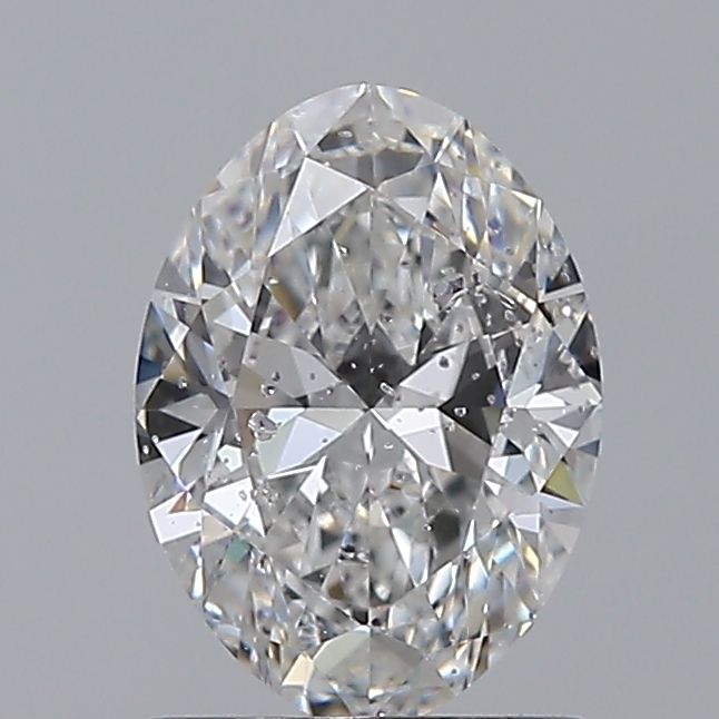 1.02 Carat Oval Loose Diamond, F, SI2, Ideal, HRD Certified