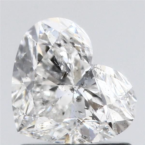 1.01 Carat Heart Loose Diamond, G, SI2, Ideal, HRD Certified | Thumbnail