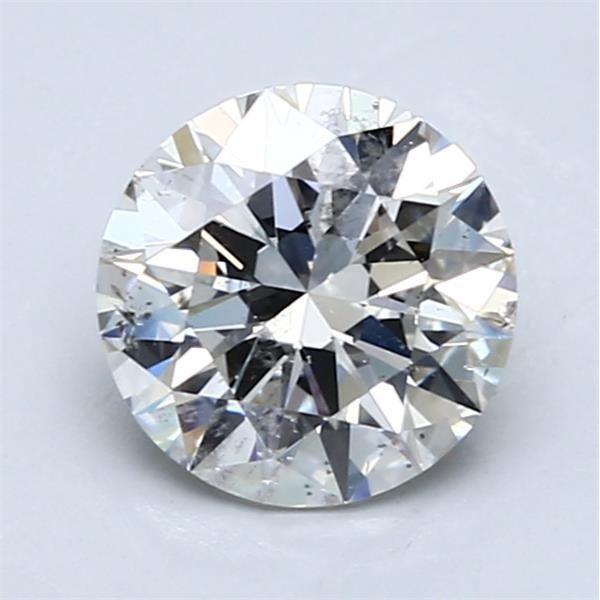 1.71 Carat Round Loose Diamond, G, SI2, Super Ideal, HRD Certified