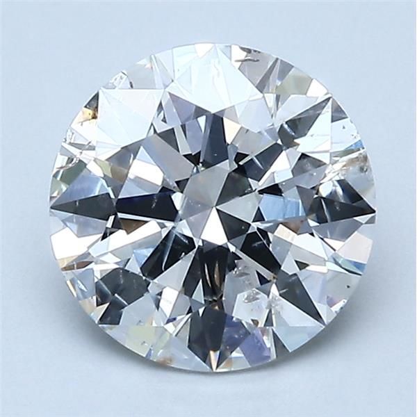 2.06 Carat Round Loose Diamond, G, SI2, Super Ideal, HRD Certified | Thumbnail