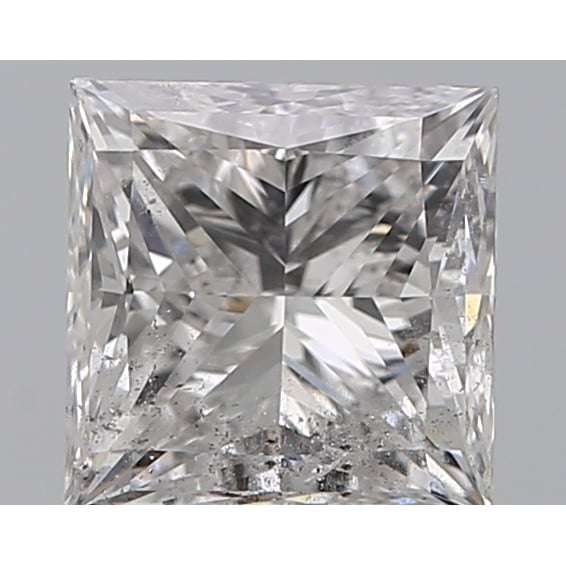 1.51 Carat Princess Loose Diamond, F, SI2, Super Ideal, HRD Certified | Thumbnail