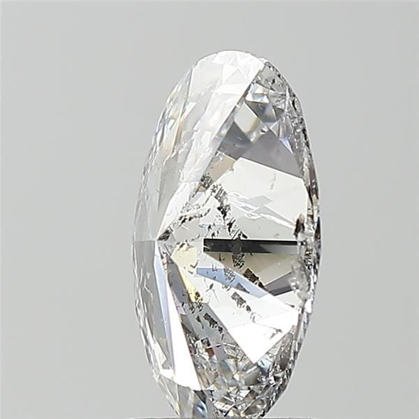 2.01 Carat Oval Loose Diamond, F, SI2, Super Ideal, HRD Certified | Thumbnail
