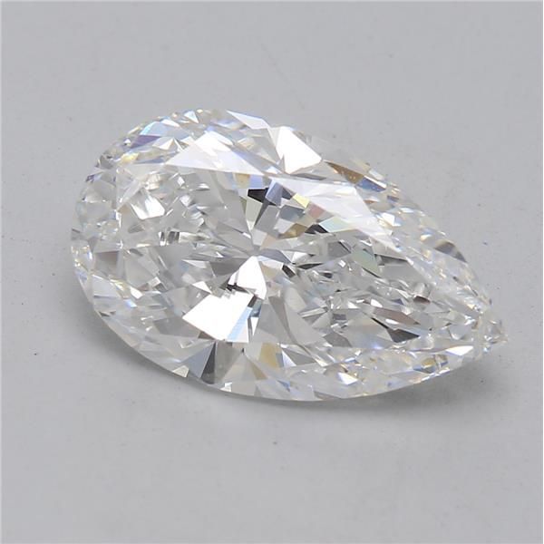 3.01 Carat Pear Loose Diamond, E, VVS2, Excellent, GIA Certified