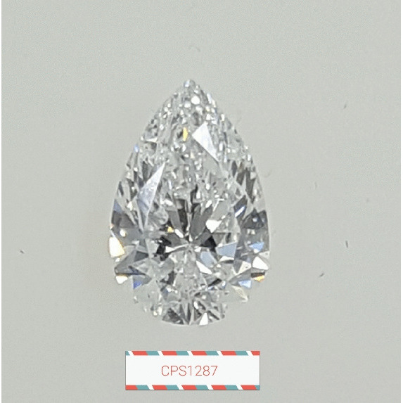0.91 Carat Pear Loose Diamond, D, SI2, Ideal, GIA Certified | Thumbnail