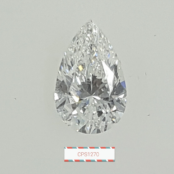 0.91 Carat Pear Loose Diamond, F, SI1, Super Ideal, GIA Certified | Thumbnail