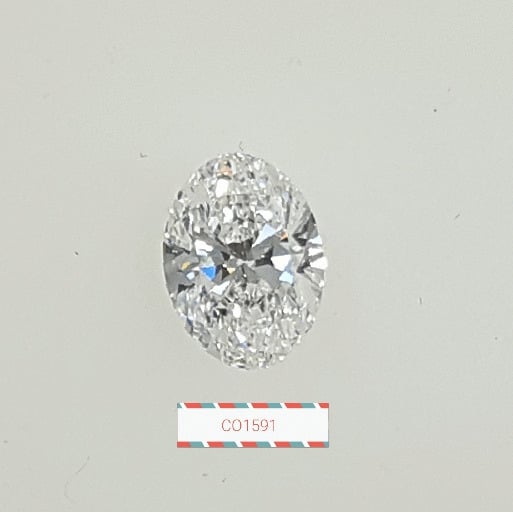 0.70 Carat Oval Loose Diamond, D, SI1, Super Ideal, GIA Certified