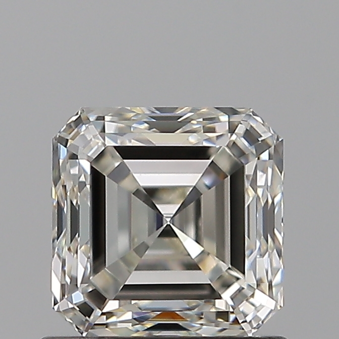 0.90 Carat Asscher Loose Diamond, H, VVS2, Ideal, HRD Certified