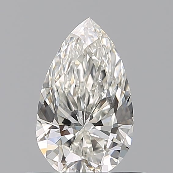 0.46 Carat Pear Loose Diamond, H, VS1, Ideal, GIA Certified