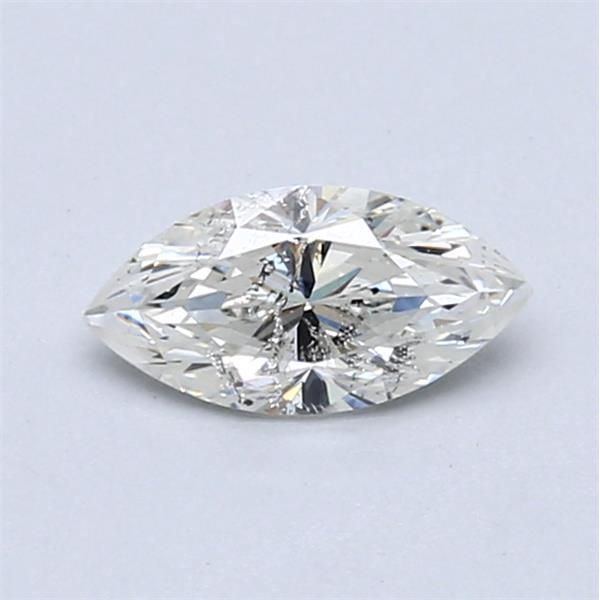 0.50 Carat Marquise Loose Diamond, F, I2, Excellent, GIA Certified | Thumbnail