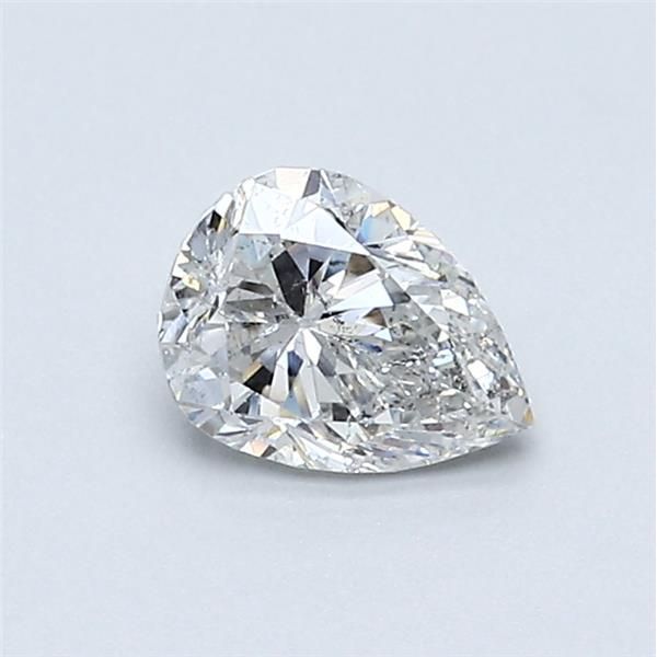 0.53 Carat Pear Loose Diamond, F, I1, Very Good, GIA Certified