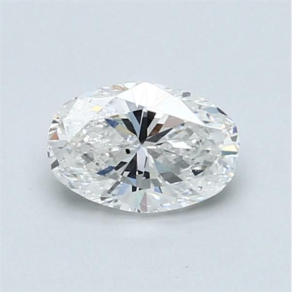 0.80 Carat Oval Loose Diamond, E, I1, Very Good, GIA Certified | Thumbnail