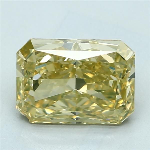 3.09 Carat Radiant Loose Diamond, FIY FIY, VS1, Excellent, GIA Certified