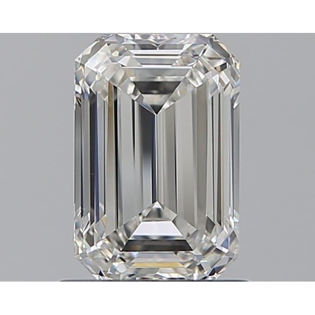1.01 Carat Emerald Loose Diamond, H, VVS1, Super Ideal, GIA Certified | Thumbnail