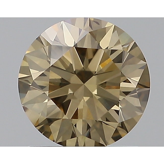 1.02 Carat Round Loose Diamond, FANCY, SI1, Super Ideal, GIA Certified