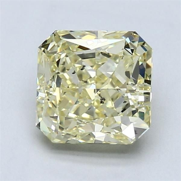 2.08 Carat Radiant Loose Diamond, FY FY, SI2, Ideal, GIA Certified | Thumbnail