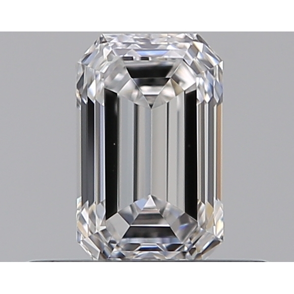 0.40 Carat Emerald Loose Diamond, E, VVS2, Excellent, GIA Certified | Thumbnail