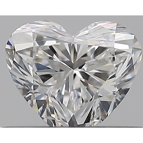 0.40 Carat Heart Loose Diamond, E, IF, Super Ideal, GIA Certified